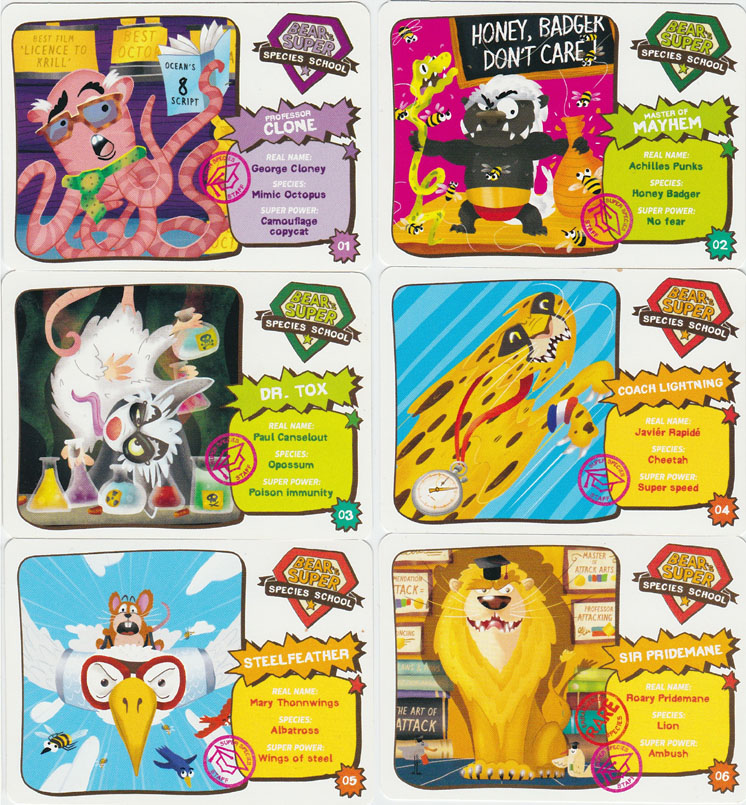 Yoyo Bear Super Species Cards Gallery